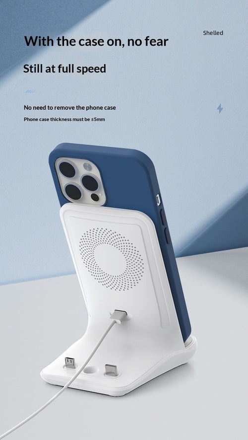 Fast-Charging Wireless Phone Stand