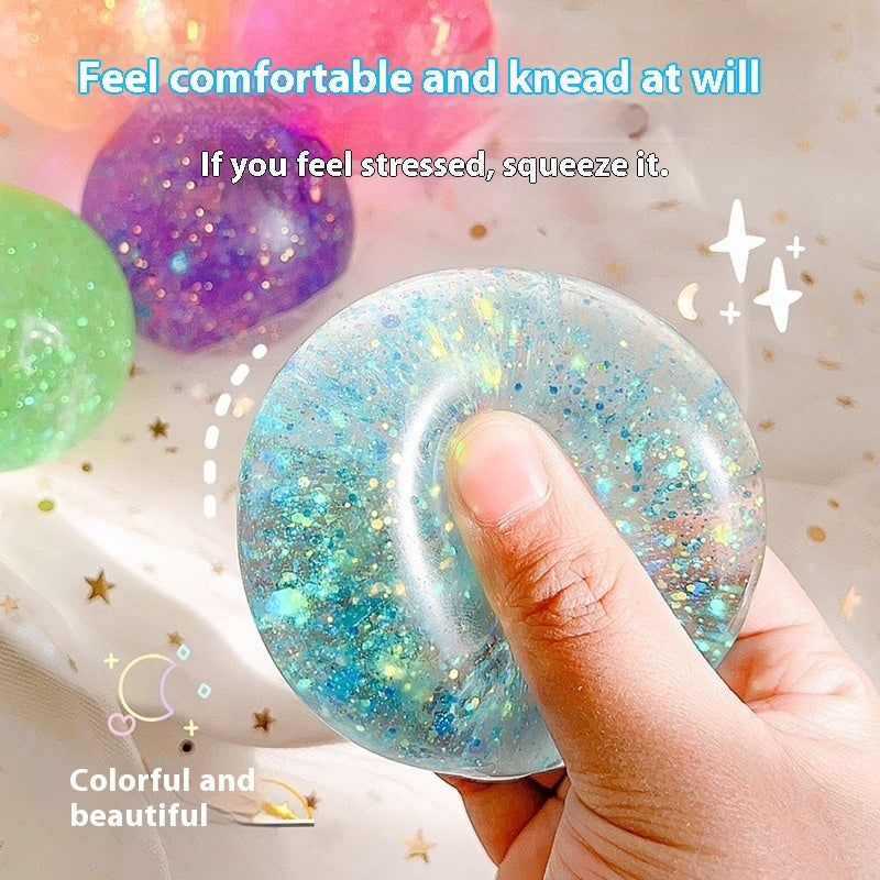 Malt Sugar Pinched Rib Powder Stress Ball Soft Toy